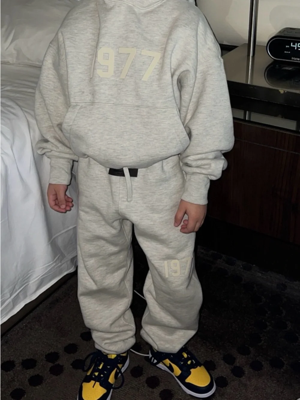 Fear of God Kids Cream Hoodie & Sweatpants